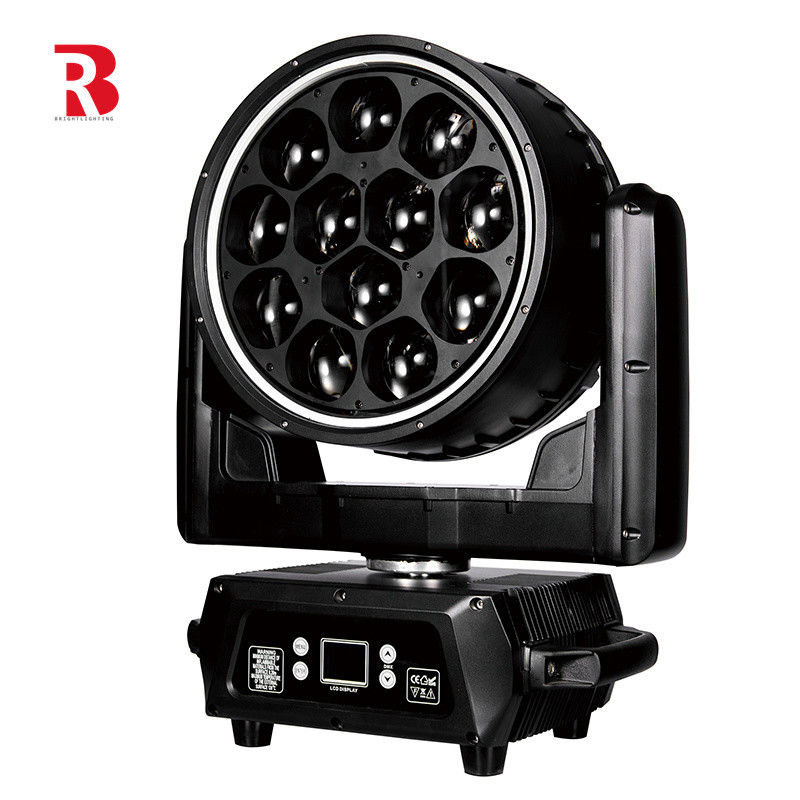 LED Hareketli Baş 12pcs 40W RGBW LED Beeye Sahne Işığı Düğün Etkinliği ve Gösteri için