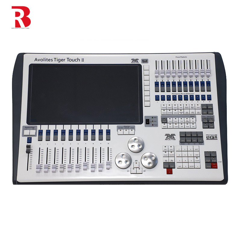 Yüksek Kaliteli Profesyonel Sahne DMX512 Işık Kontrol Sistemi TIGER TOUCH II
