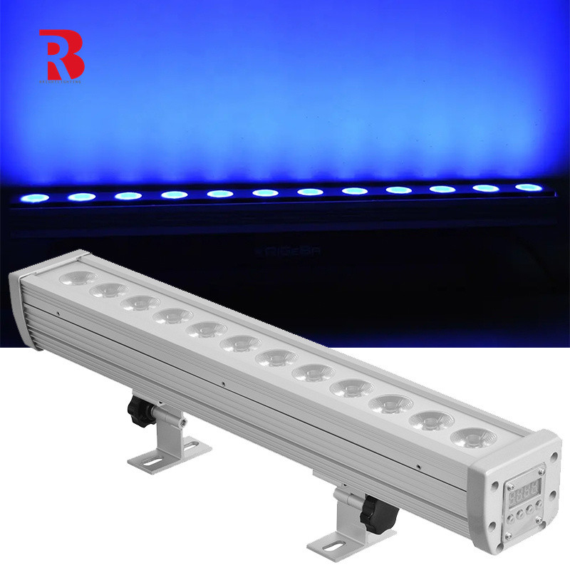 Açık Mimarlık LED 12 × 3W RGB 3in1 LED Sahne Yıkama DMX Şehir Club Işığı