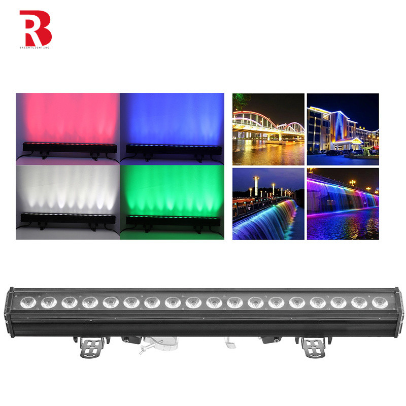 Dış 18×12W RGBWA 5in1 LED Sahne Şehir Su geçirmez Kontrol Noktası Yıkama Işığı