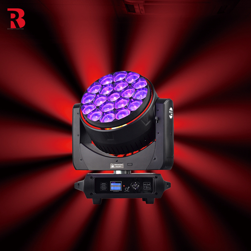 DMX RGBW 4in1 LED Hareketli Baş Sahne Işığı