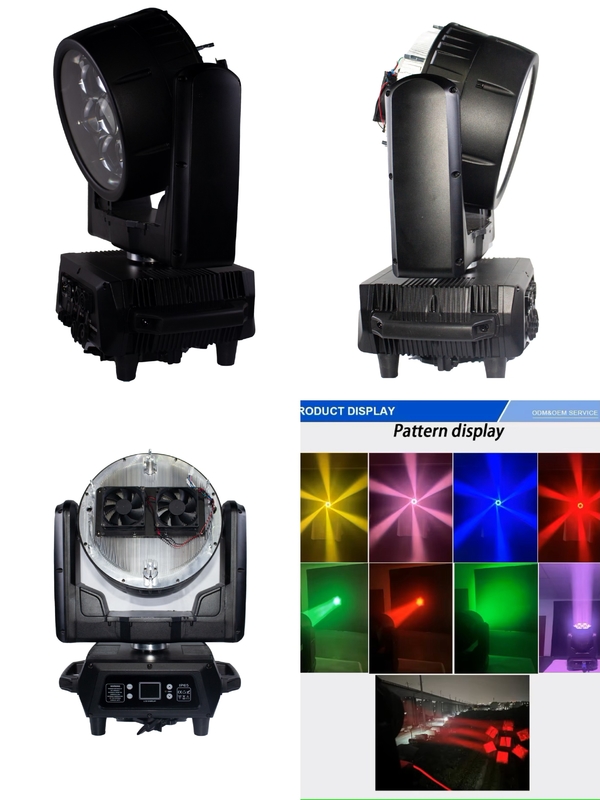 Mini 7 * 40w Zoom Led Yıkama Hareketli Beeye Işığı İç mekan DMX Sahne Performmace için