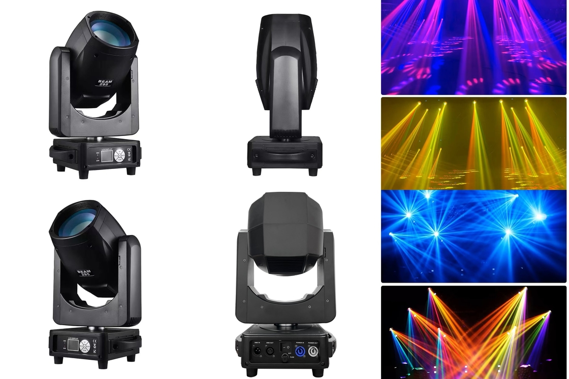 295W Beam DMX512 Hareketli Baş Diskot Sahne Işığı Gece Kulübü için Yüzükle