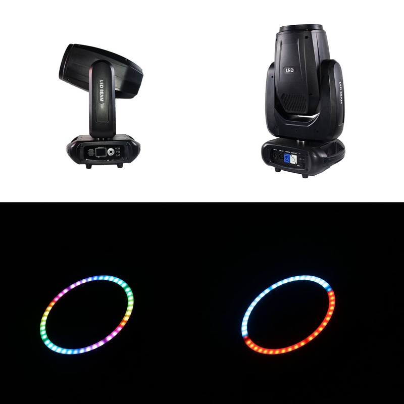 DMX512 LED 200w Kapalı Işın Hareketli Baş yıkama DJ Sahne Işığı Gece Kulübü için