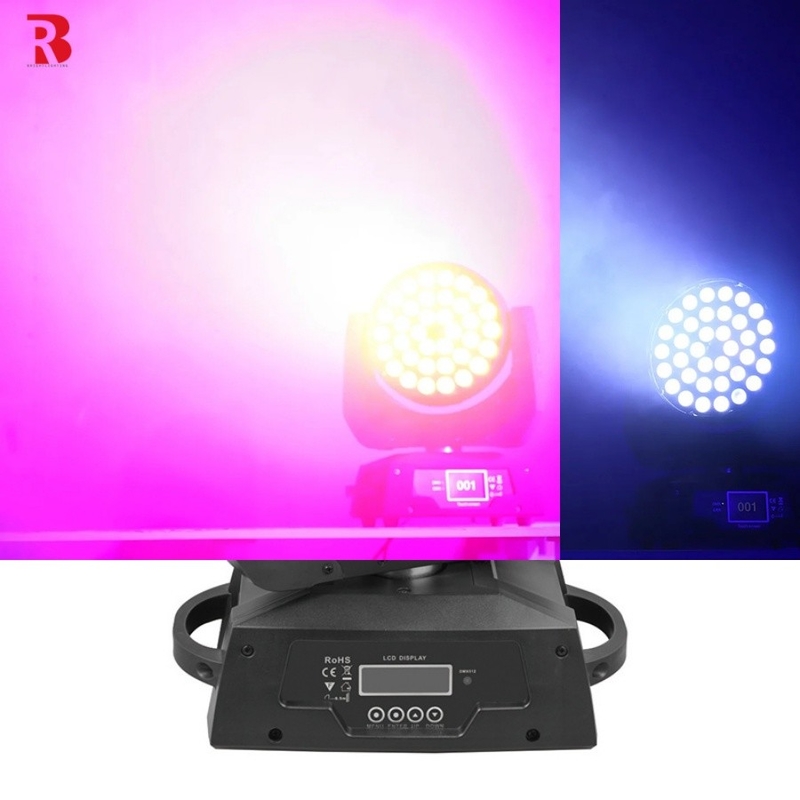 36pcs X 10w Rgbw 4in1 Zoom Led Hareketli Baş Yıkama Işığı Düğün Gösterileri Sahne Işığı Ekipmanı