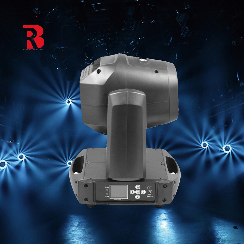 150W LED Hareketli Baş Sahne Işığı Beyaz LED DMX Dönüşüm 5 Facet Prism Otomatik yüksek performans Düğün partisi barı için