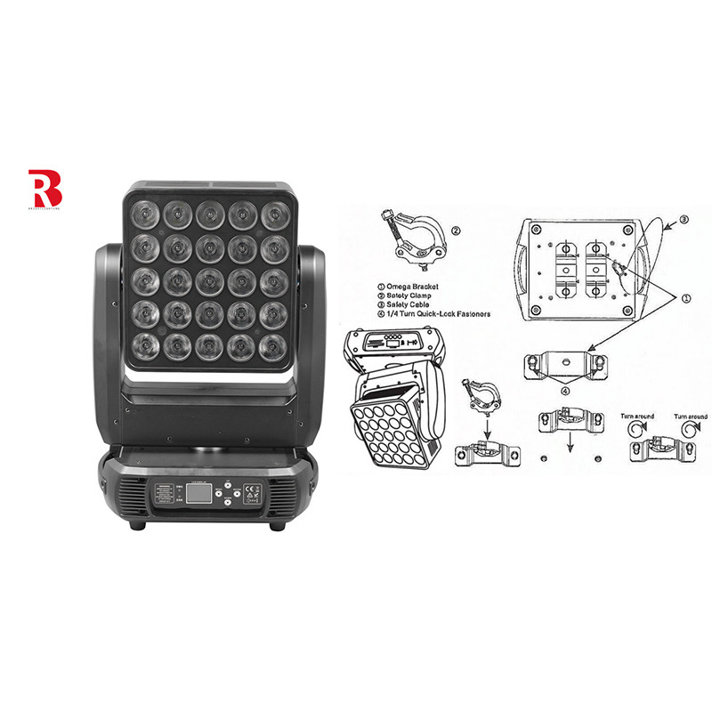 Güçlü RGB LED Sahne Işıkları 0-100% Doğrusal Hafifleştirme Fabrikası Satış
