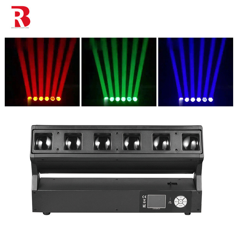 6*40W Beam Wash Bar Hareketli Baş Sahne Işığı Çin Üretimi