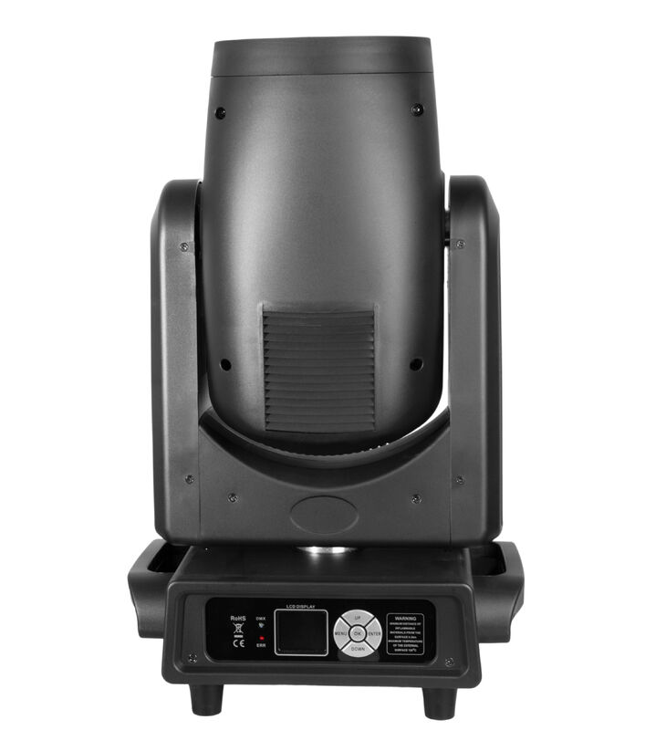 Hareketli kafa ışığı Mini 380 ışın sahne ışığı, küçük gövde