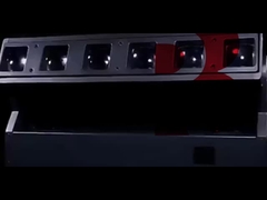 Sahne Disko DJ Işıklandırma DMX Piksel Başlığı 6X40w Beam Wash Zoom Bar Led Hareketli Işıklar