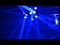 Rotating Beam Hareketli Baş Fener Kırmızı + Yeşil Lazerle DMX 512 Disco