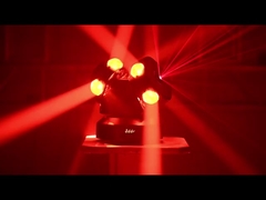 Kırmızı Yeşil Lazer DMX512 Çift başlı ateş tekerleği