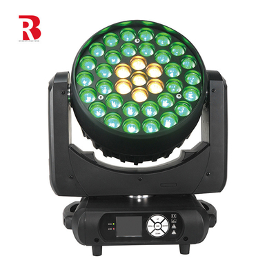 LED yıkama hareketli baş ışığı RGBW yıkama ışığı üreticisi 4in1 yüksek performans