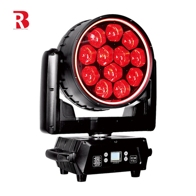 12*40W LED RGBW 4in1 LED Düğün Partisi Gösteri için Hareketli Baş Sahne Işığı
